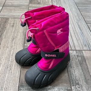 SOREL Youth Flurry Winter Snow Boots size 13